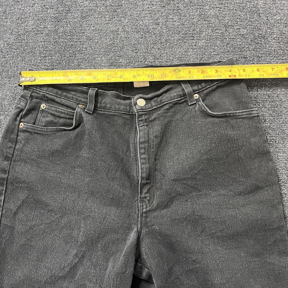 Vintage 90s Levi's 912 Jeans Kids 14‎ Slim Fit Black Tapered Leg Denim USA - Picture 7 of 11
